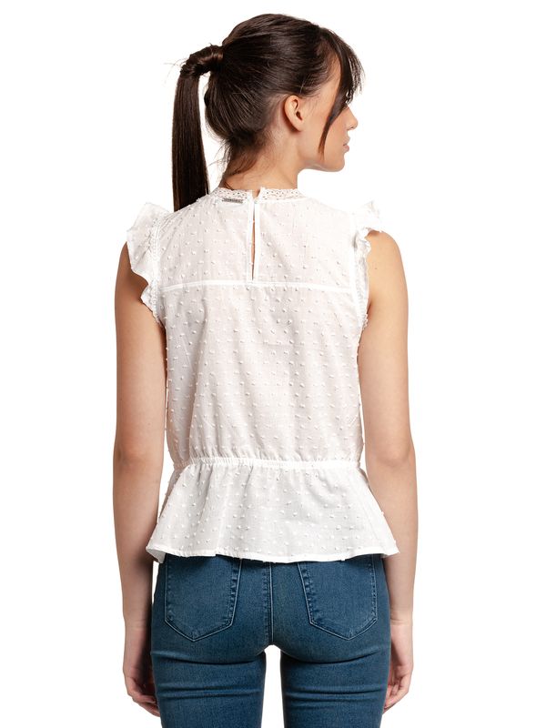 Nastrovje Potsdam Vive Maria Boho Love Damen Spitzentop Offwhite