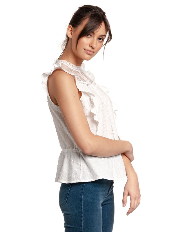 Nastrovje Potsdam Vive Maria Boho Love Damen Spitzentop Offwhite