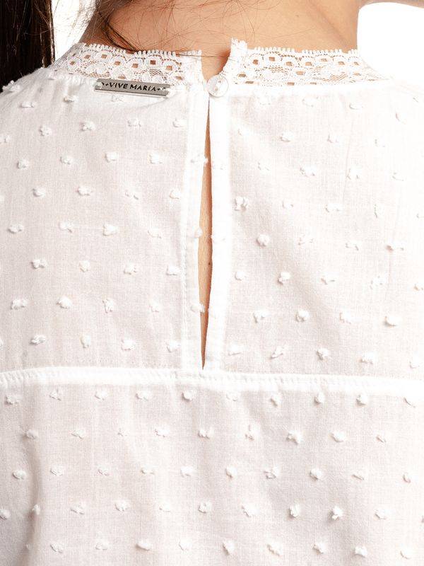 Nastrovje Potsdam Vive Maria Boho Love Damen Spitzentop Offwhite