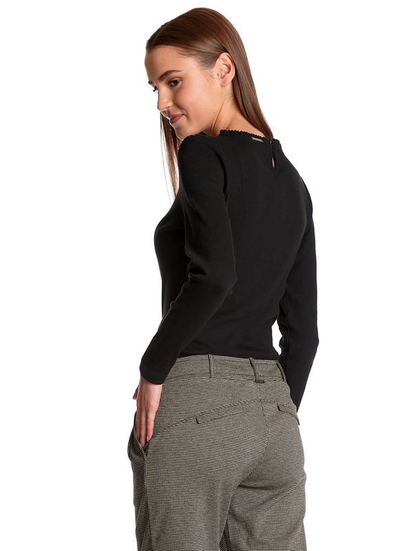 Nastrovje Potsdam Vive Maria Chelsea Damen Langarmshirt Schwarz