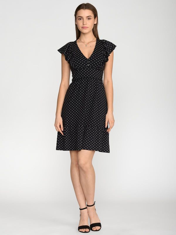 Nastrovje Potsdam Vive Maria Chère Èmelie Damen Volantkleid Schwarz Allover