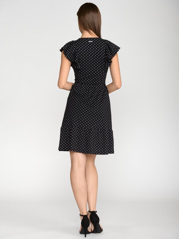 Nastrovje Potsdam Vive Maria Chère Èmelie Damen Volantkleid Schwarz Allover