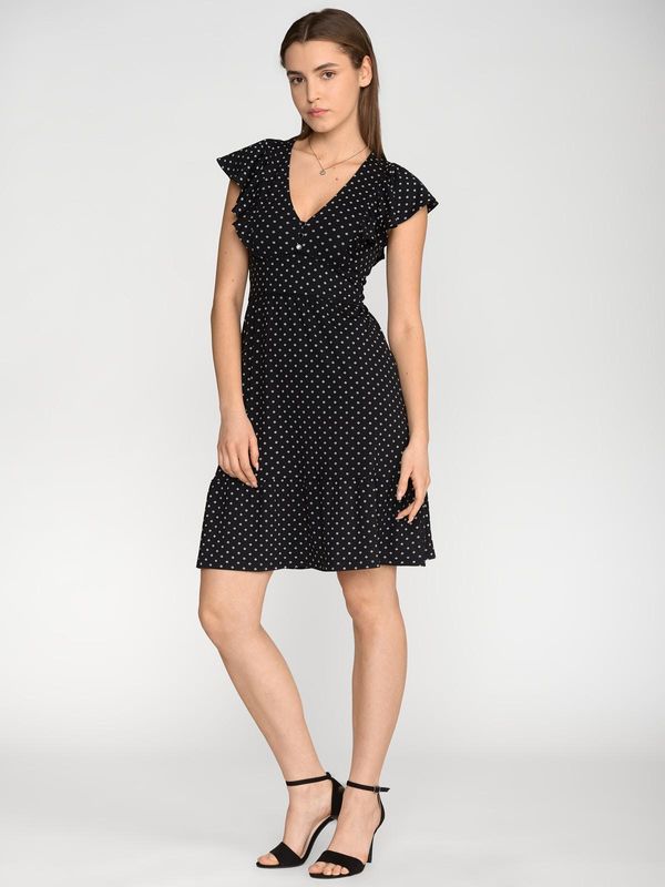 Nastrovje Potsdam Vive Maria Chère Èmelie Damen Volantkleid Schwarz Allover