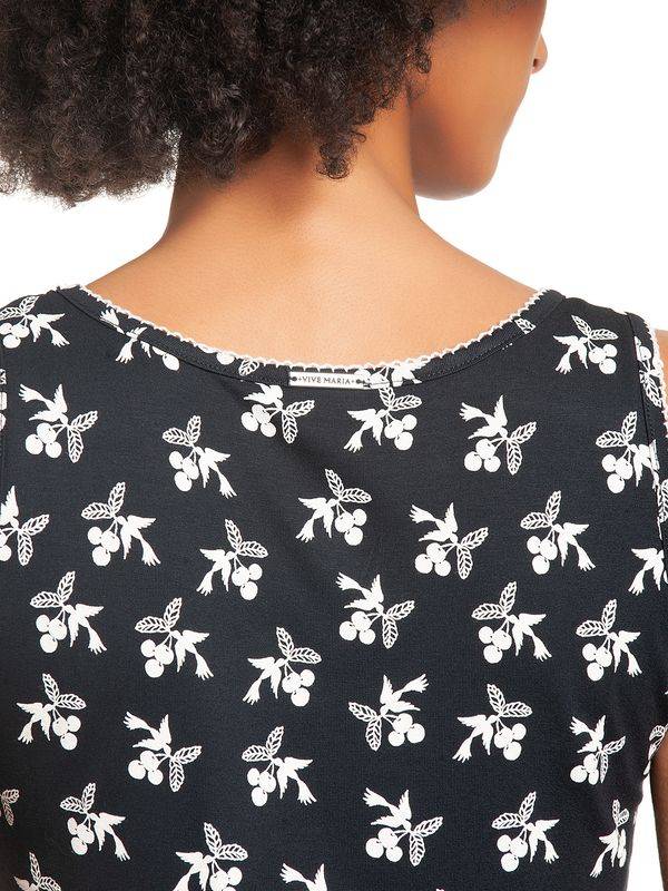 Nastrovje Potsdam Vive Maria Cherry Summer Damen A-Linien-Kleid Vulkanblau