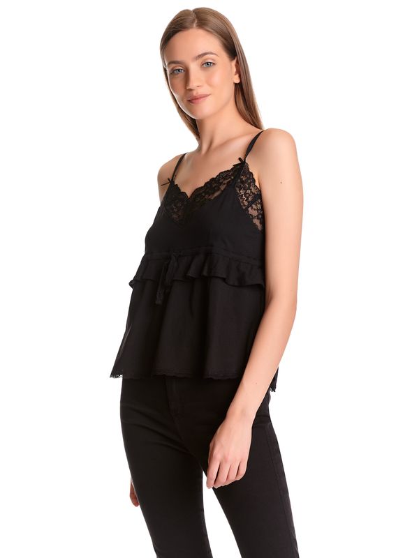 Nastrovje Potsdam Vive Maria Chez Colette Lace Damen Trägertop Schwarz