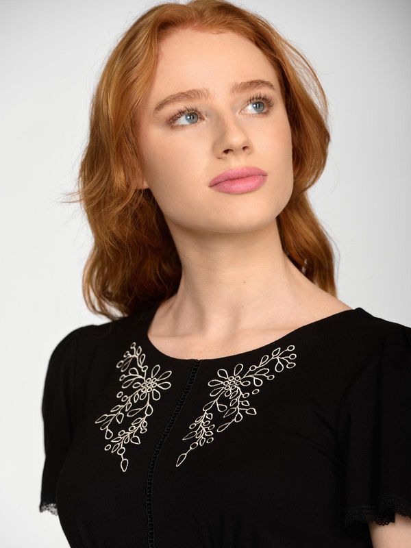 Nastrovje Potsdam Vive Maria Chez Marie Damen A-Linien-Kleid Schwarz