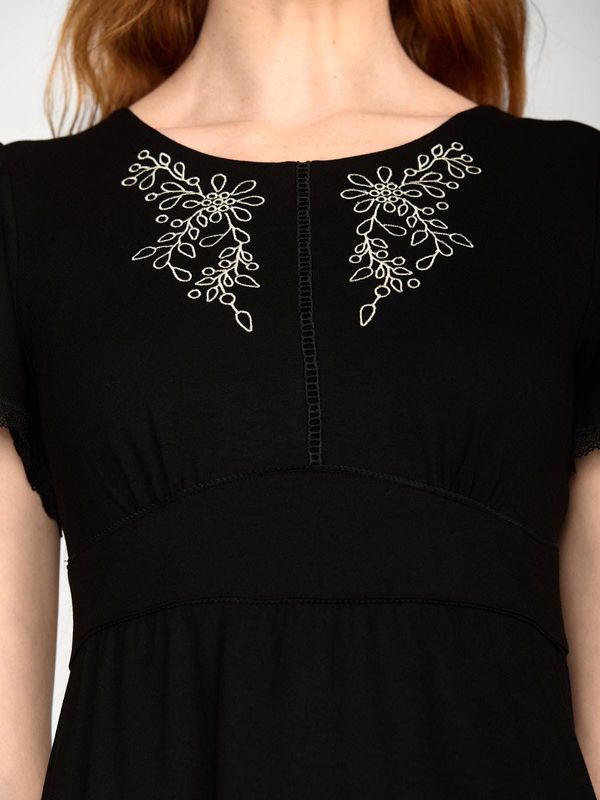 Nastrovje Potsdam Vive Maria Chez Marie Damen A-Linien-Kleid Schwarz