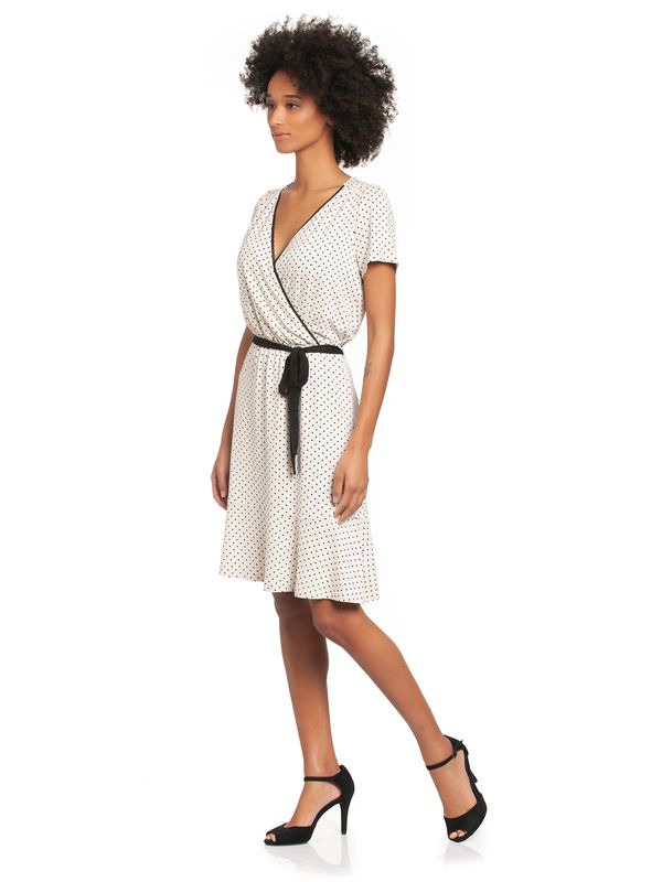 Nastrovje Potsdam Vive Maria Chicago Downtown Damen A-Linien-Kleid Creme/allover