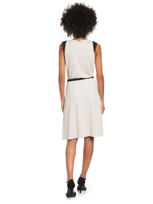 Nastrovje Potsdam Vive Maria Chicago Girl Damen A-Linien-Kleid Creme/allover