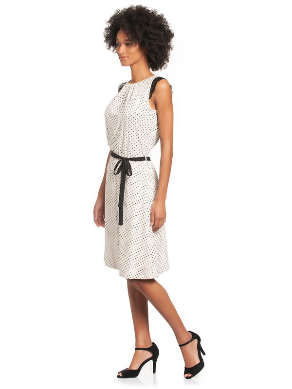 Nastrovje Potsdam Vive Maria Chicago Girl Damen A-Linien-Kleid Creme/allover