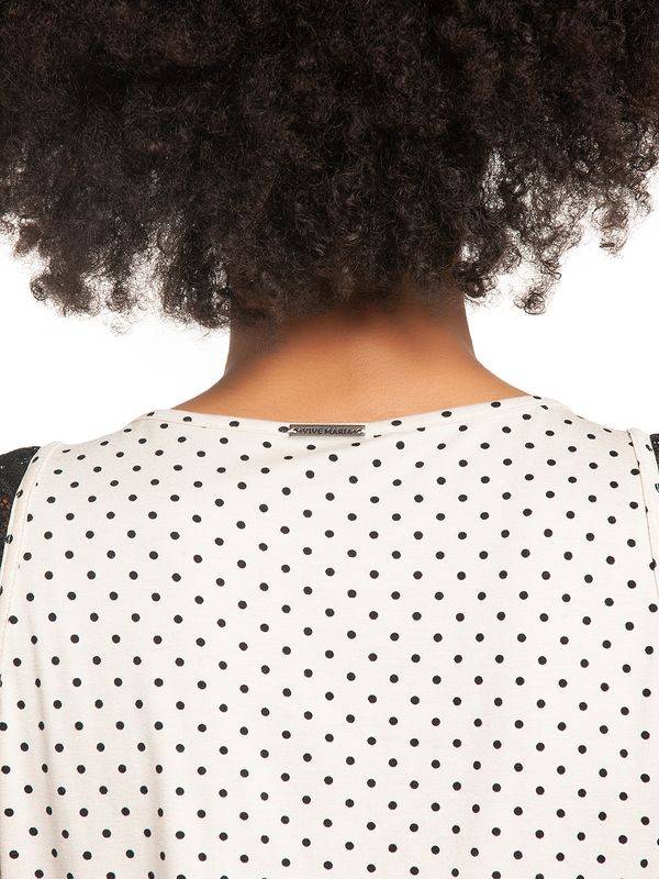 Nastrovje Potsdam Vive Maria Chicago Girl Damen A-Linien-Kleid Creme/allover