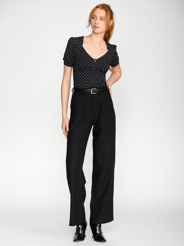 Nastrovje Potsdam Vive Maria Classic Èmelie Damen T-Shirt Schwarz Allover