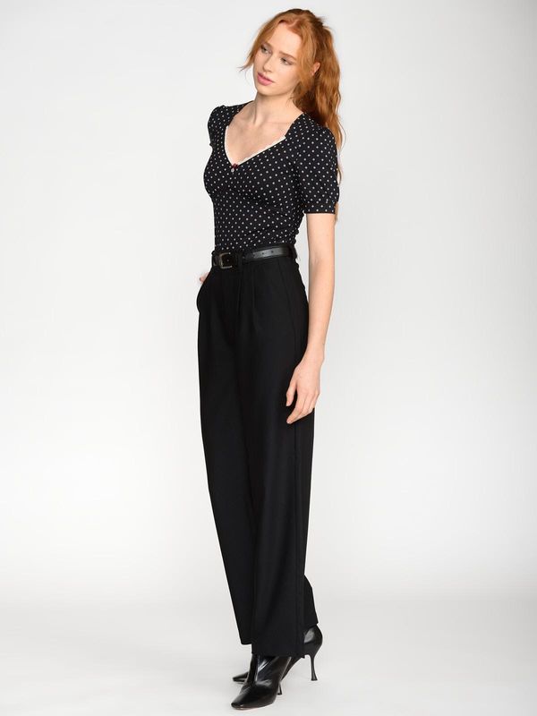 Nastrovje Potsdam Vive Maria Classic Èmelie Damen T-Shirt Schwarz Allover