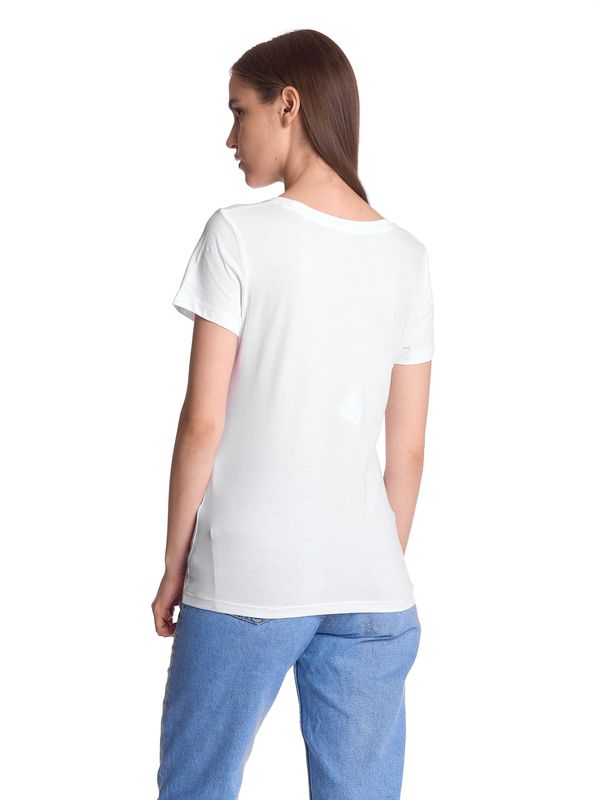 Nastrovje Potsdam Vive Maria College Maria Damen T-Shirt Weiss