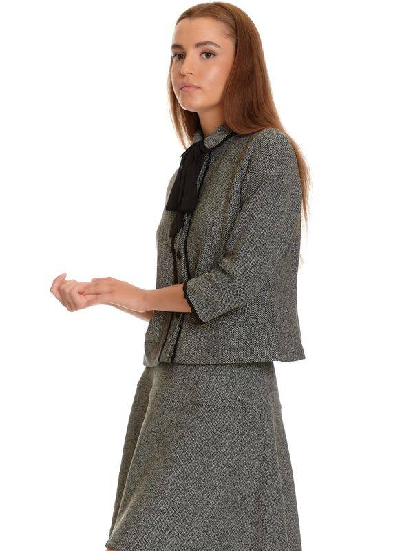 Nastrovje Potsdam Vive Maria Cottage Girl Damen Kurzjacke Grau Meliert