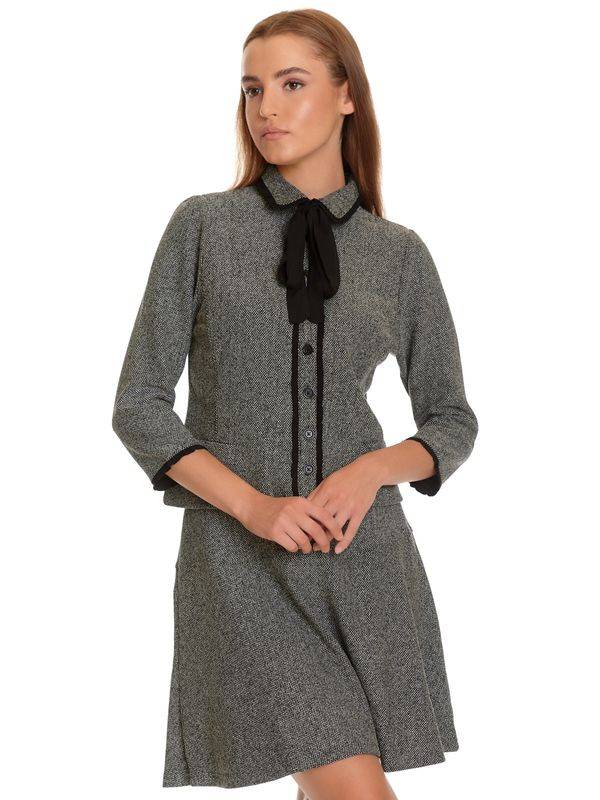 Nastrovje Potsdam Vive Maria Cottage Girl Damen Kurzjacke grau meliert