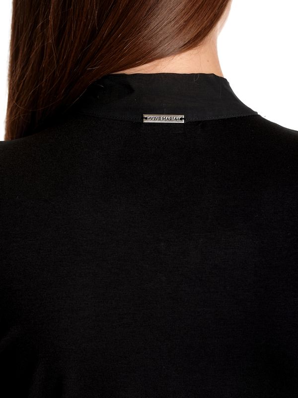 Nastrovje Potsdam Vive Maria Cottage Love Damen Blusenkleid Grau Meliert/schwarz