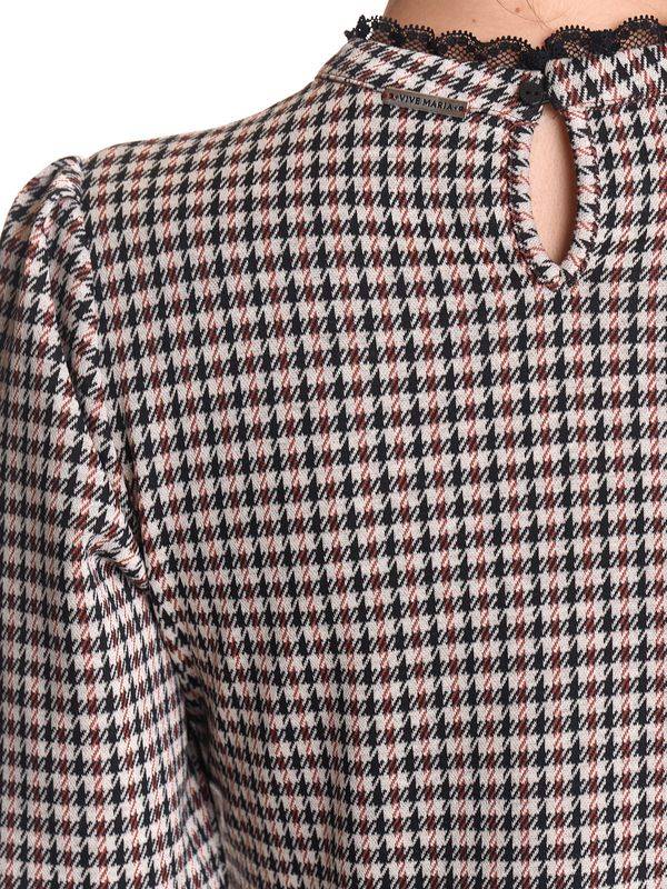 Nastrovje Potsdam Vive Maria Dandy Day Damen Rundhalsshirt Creme/allover