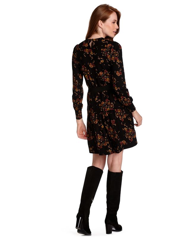 Nastrovje Potsdam Vive Maria Diary Girl Damen A-Linien-Kleid Schwarz Allover