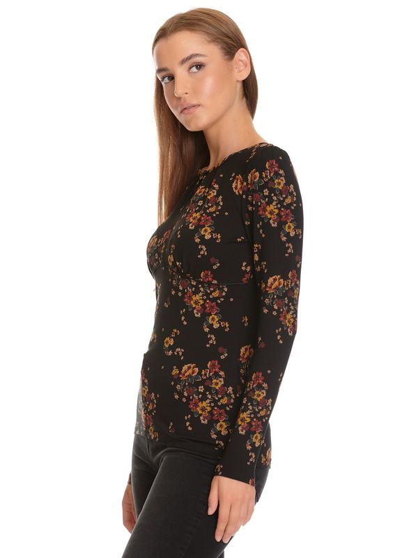 Nastrovje Potsdam Vive Maria Diary Girl Damen Langarmshirt Schwarz Allover