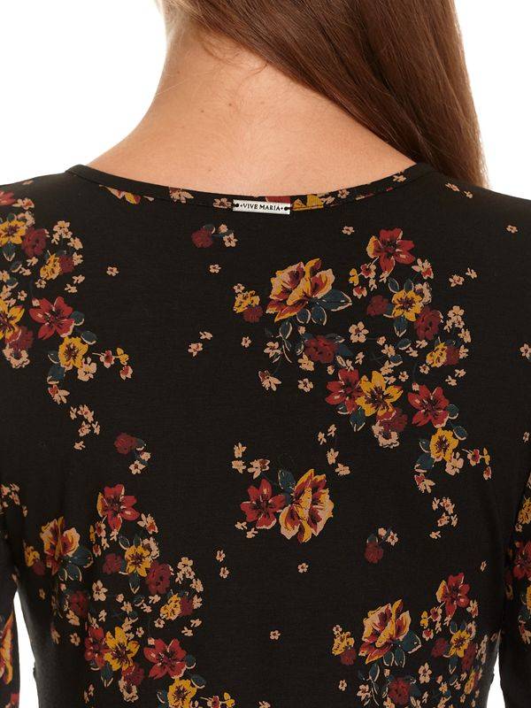 Nastrovje Potsdam Vive Maria Diary Girl Damen Langarmshirt Schwarz Allover