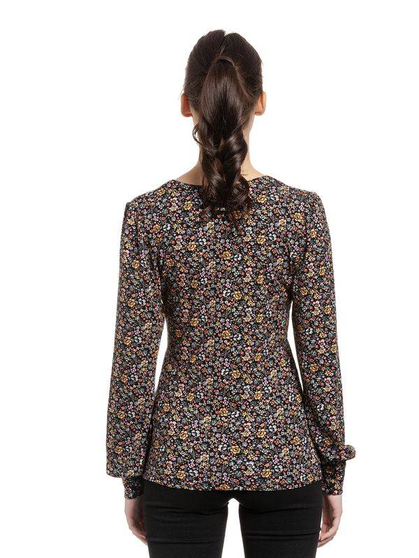 Nastrovje Potsdam Vive Maria End Of Summer Damen Langarmshirt Schwarz Allover