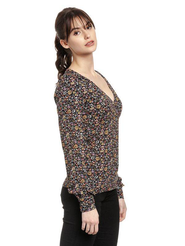 Nastrovje Potsdam Vive Maria End Of Summer Damen Langarmshirt Schwarz Allover