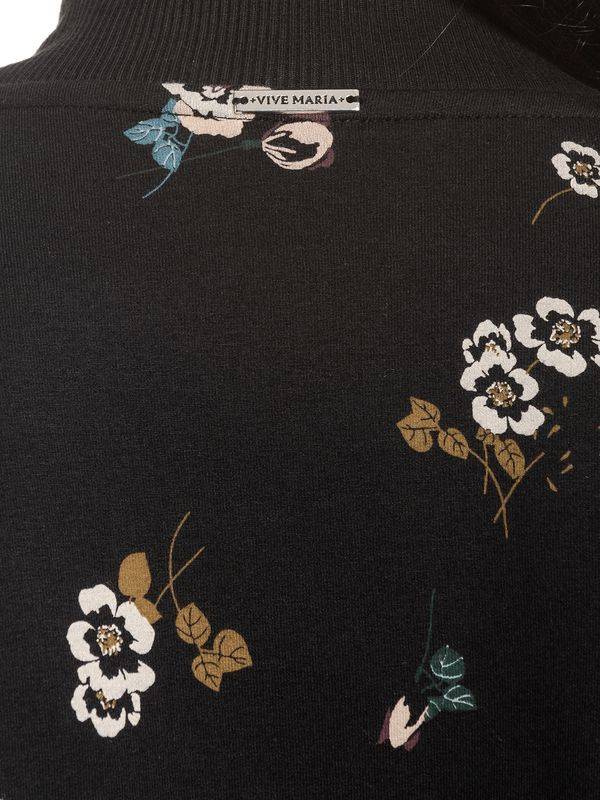 Nastrovje Potsdam Vive Maria Floral Sport Damen Blouson Schwarz Allover