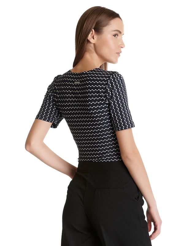 Nastrovje Potsdam Vive Maria Flower Sailor Damen T-Shirt Blau Allover