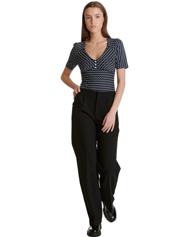 Nastrovje Potsdam Vive Maria Flower Sailor Damen T-Shirt Blau Allover