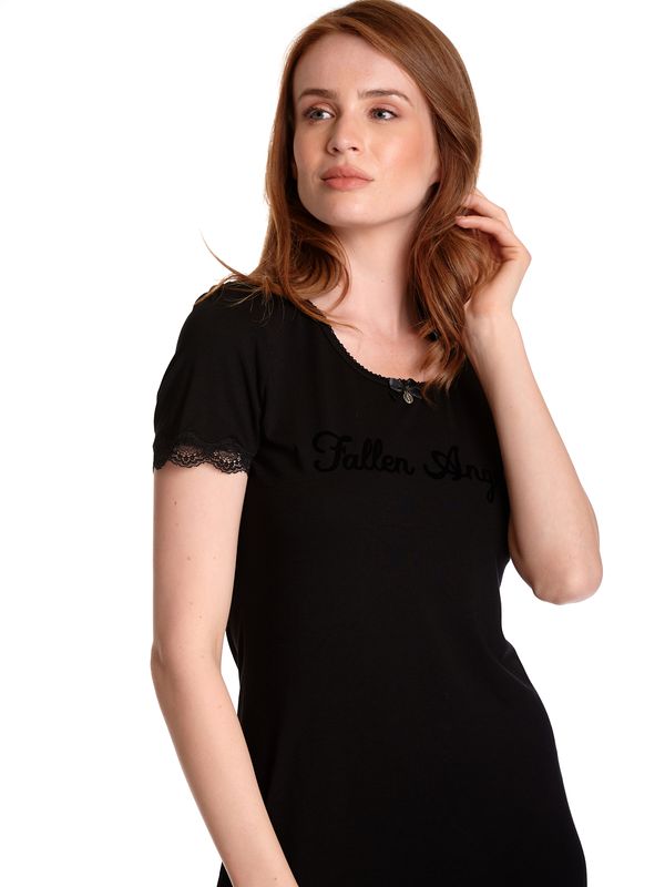 Nastrovje Potsdam Vive Maria Fly With Me Damen Nachthemd Schwarz