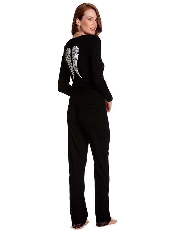 Nastrovje Potsdam Vive Maria Fly With Me Damen Pyjama Schwarz