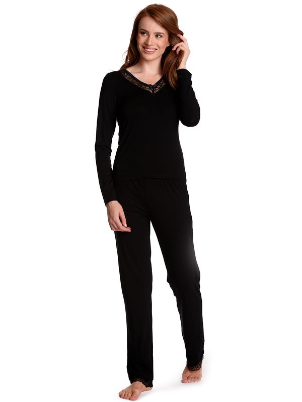 Nastrovje Potsdam Vive Maria Fly With Me Damen Pyjama Schwarz