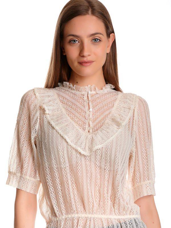 Nastrovje Potsdam Vive Maria For Colette Damen Schlupfbluse Creme