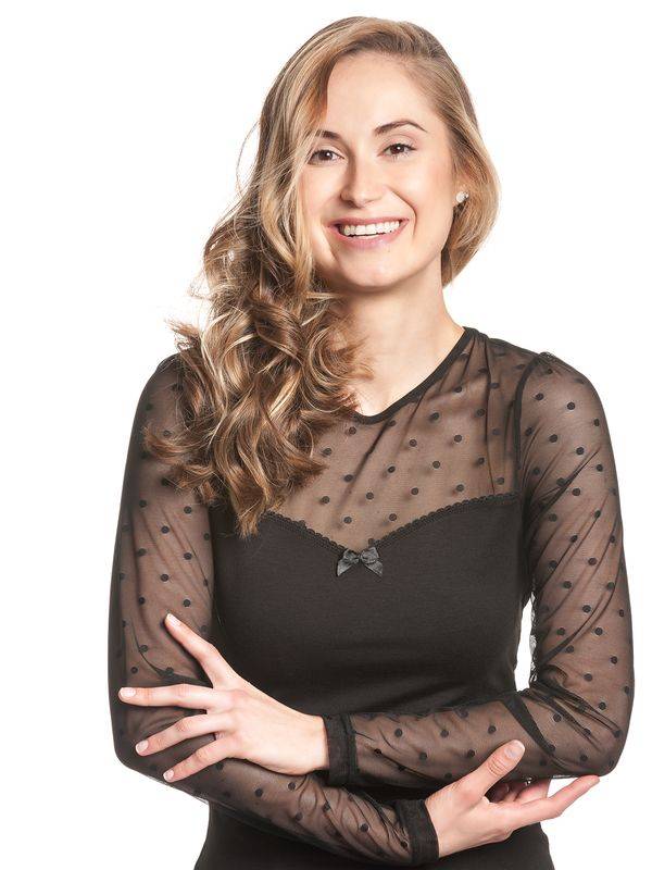 Nastrovje Potsdam Vive Maria French Chic Damen Langarmshirt Schwarz