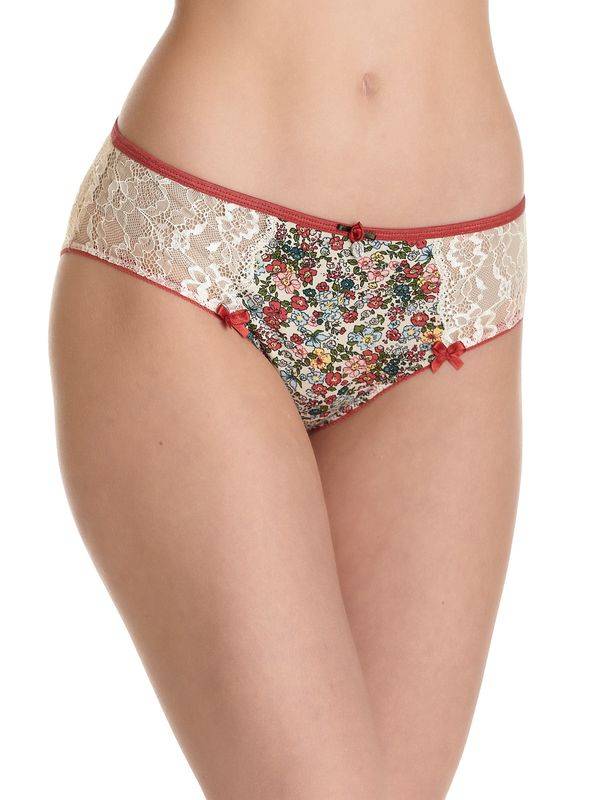 Nastrovje Potsdam Vive Maria French Flower Damen Panty-Set Leo Allover/creme Allover