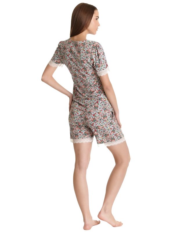 Nastrovje Potsdam Vive Maria French Girl Damen Pyjama Creme/allover