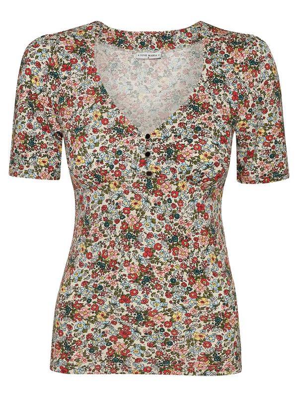 Nastrovje Potsdam Vive Maria French Girl Damen T-Shirt Creme/allover