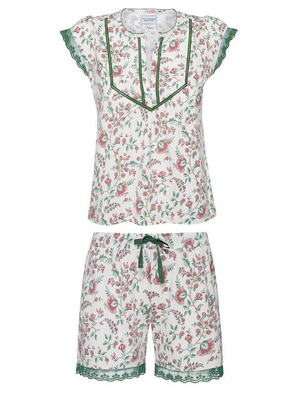Nastrovje Potsdam Vive Maria Garden Girl Damen Pyjama Creme/allover