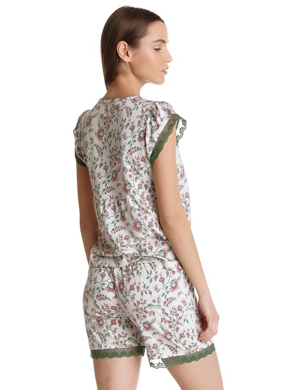 Nastrovje Potsdam Vive Maria Garden Girl Damen Pyjama Creme/allover