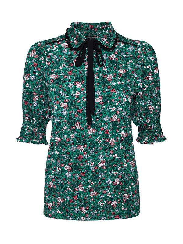 Nastrovje Potsdam Vive Maria Garden Of Eden Damen Shirtbluse Grün Allover