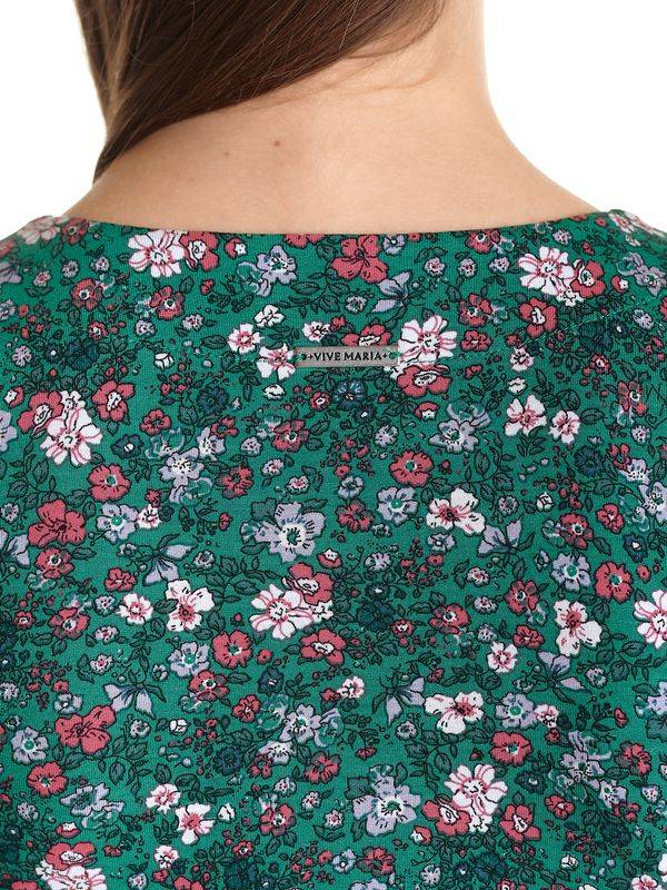 Nastrovje Potsdam Vive Maria Garden Of Eden Damen T-Shirt Grün Allover