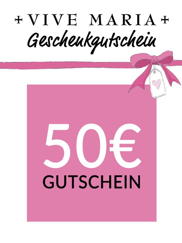 Nastrovje Potsdam Vive Maria Geschenkgutschein 50 EUR deutsch
