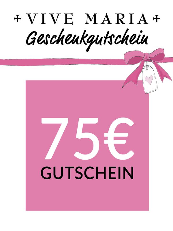 Nastrovje Potsdam Vive Maria Geschenkgutschein 75 EUR deutsch Nastrovje Potsdam Vive Maria Geschenkgutschein 75 EUR deutsch