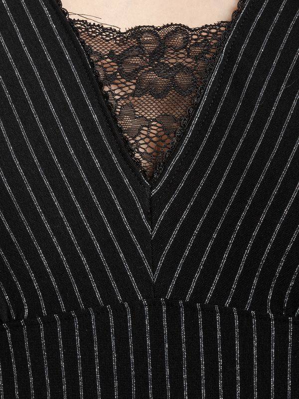 Nastrovje Potsdam Vive Maria Glamour Dandy Damen Langarmshirt Schwarz