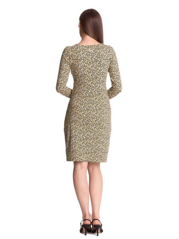 Nastrovje Potsdam Vive Maria Golden Day Damen Etuikleid Dunkelgelb Allover