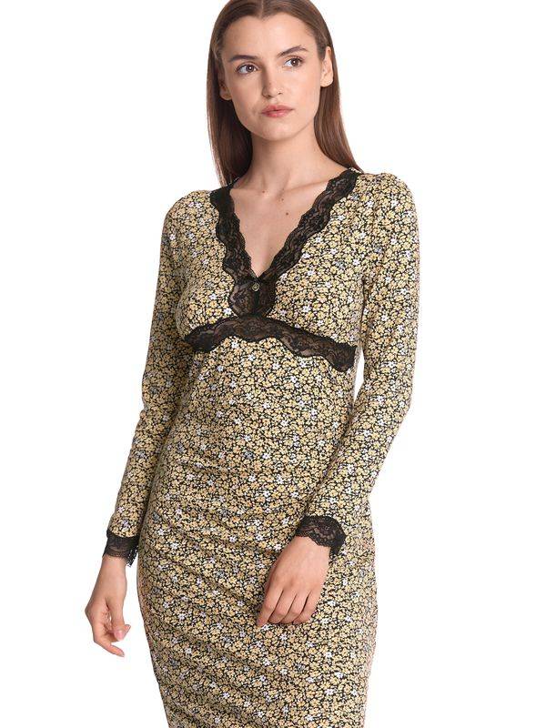 Nastrovje Potsdam Vive Maria Golden Day Damen Etuikleid Dunkelgelb Allover