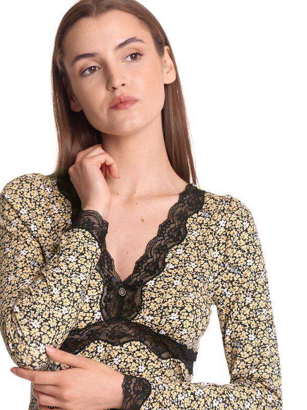 Nastrovje Potsdam Vive Maria Golden Day Damen Etuikleid Dunkelgelb Allover