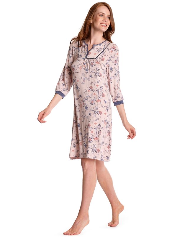 Nastrovje Potsdam Vive Maria Hanoi Girl Damen Nachthemd Rosa Allover
