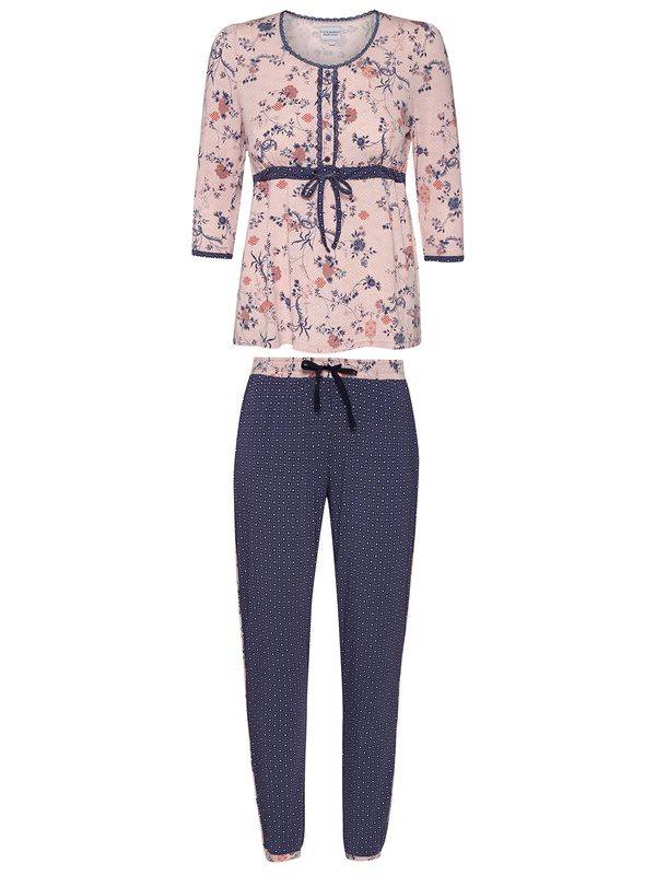 Nastrovje Potsdam Vive Maria Hanoi Love Damen Pyjama lila allover/blau allover